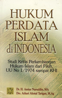 Hukum Perdata Islam di Indonesia