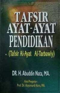 Tafsir Ayat-Ayat Pendidikan